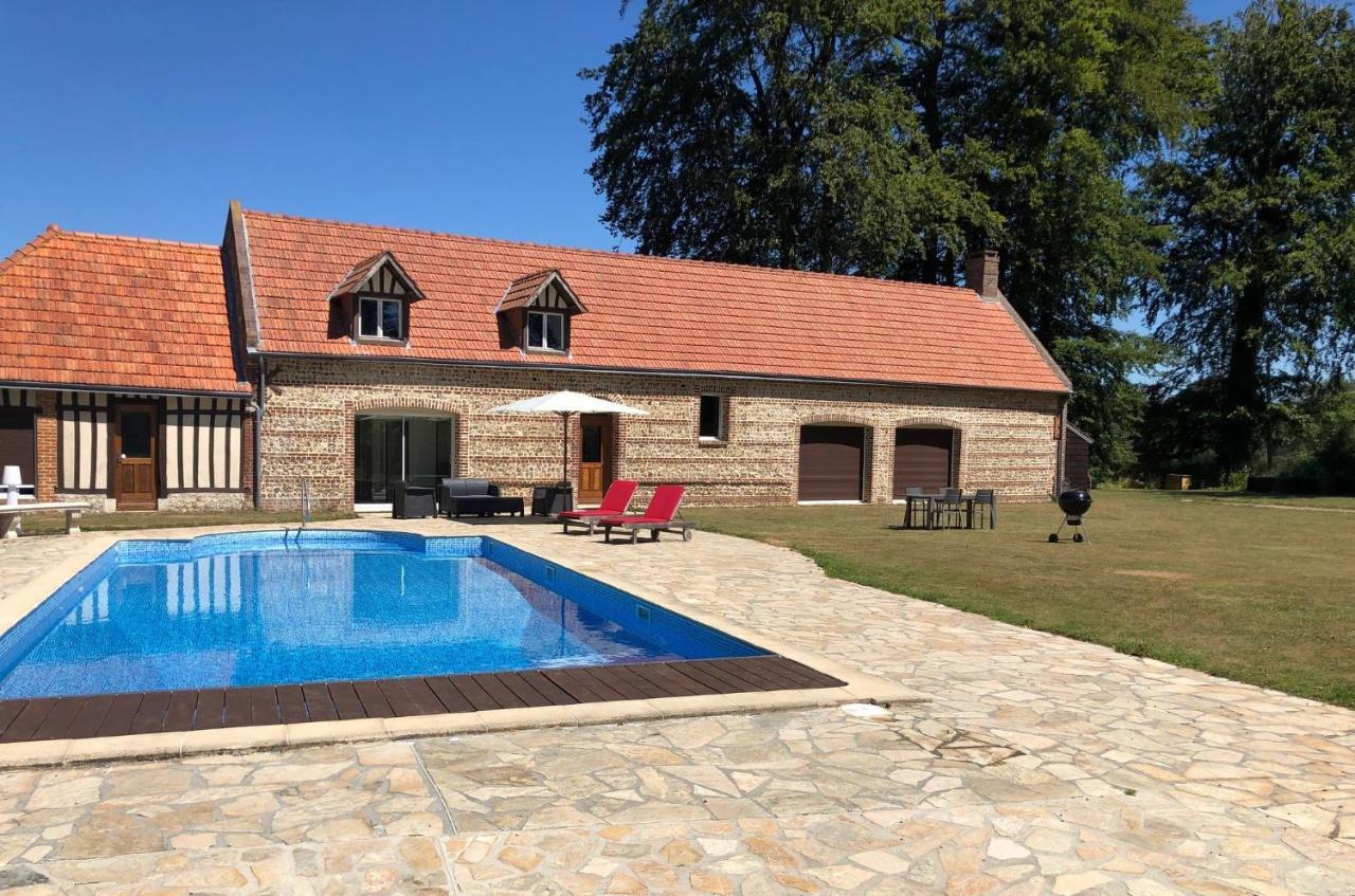 Clos Celeste - Campagne D Etretat Avec Piscine Et Spa Ecrainville Exterior photo