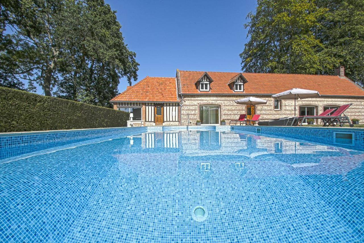 Clos Celeste - Campagne D Etretat Avec Piscine Et Spa Ecrainville Exterior photo