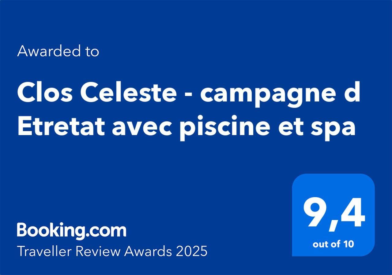 Clos Celeste - Campagne D Etretat Avec Piscine Et Spa Ecrainville Exterior photo